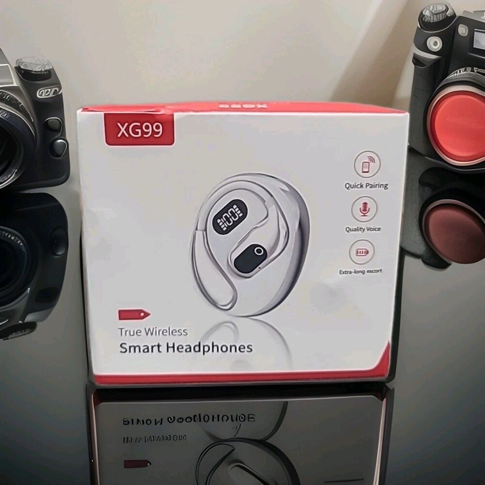 Xg99 Wireless Bluetooth On Ear Earbuds, Waterproof & Noise Cancelling Call